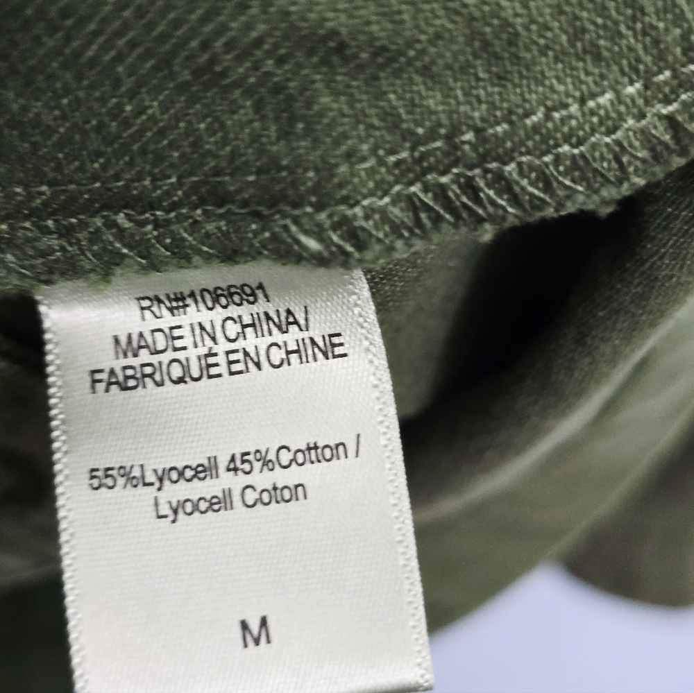 NWT Young Fabulous & Broke Oversized Green Utility Jacket/Shirt - Picture 7 of 8